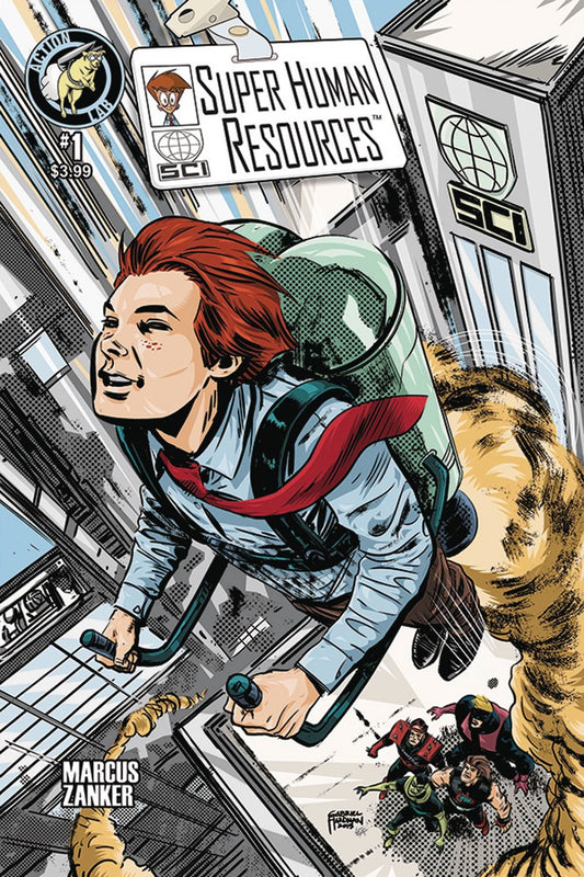 Super Human Resources #1 Cvr B Hardman (Cvr B Hardman) Action Lab Entertainment Comic Book