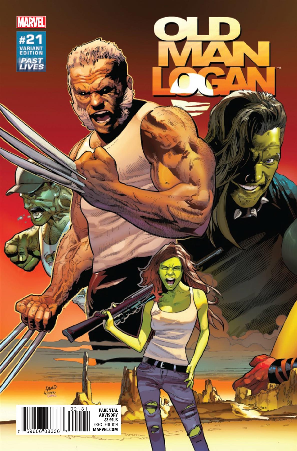 Old Man Logan #21 (Past Lives Var) Marvel Comics Comic Book