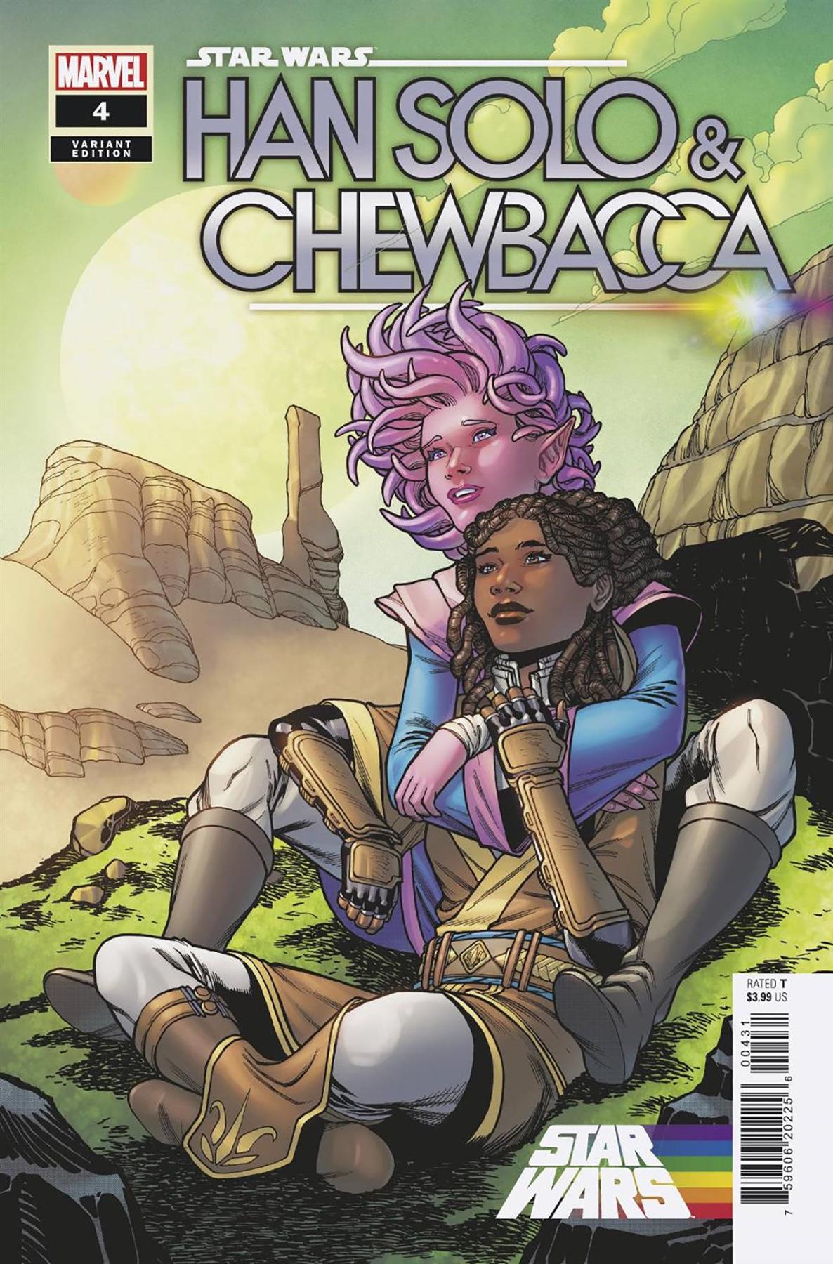 Star Wars Han Solo Chewbacca #4 Garron Pride Var (Garron Pride Var) Marvel Prh Comic Book 2022