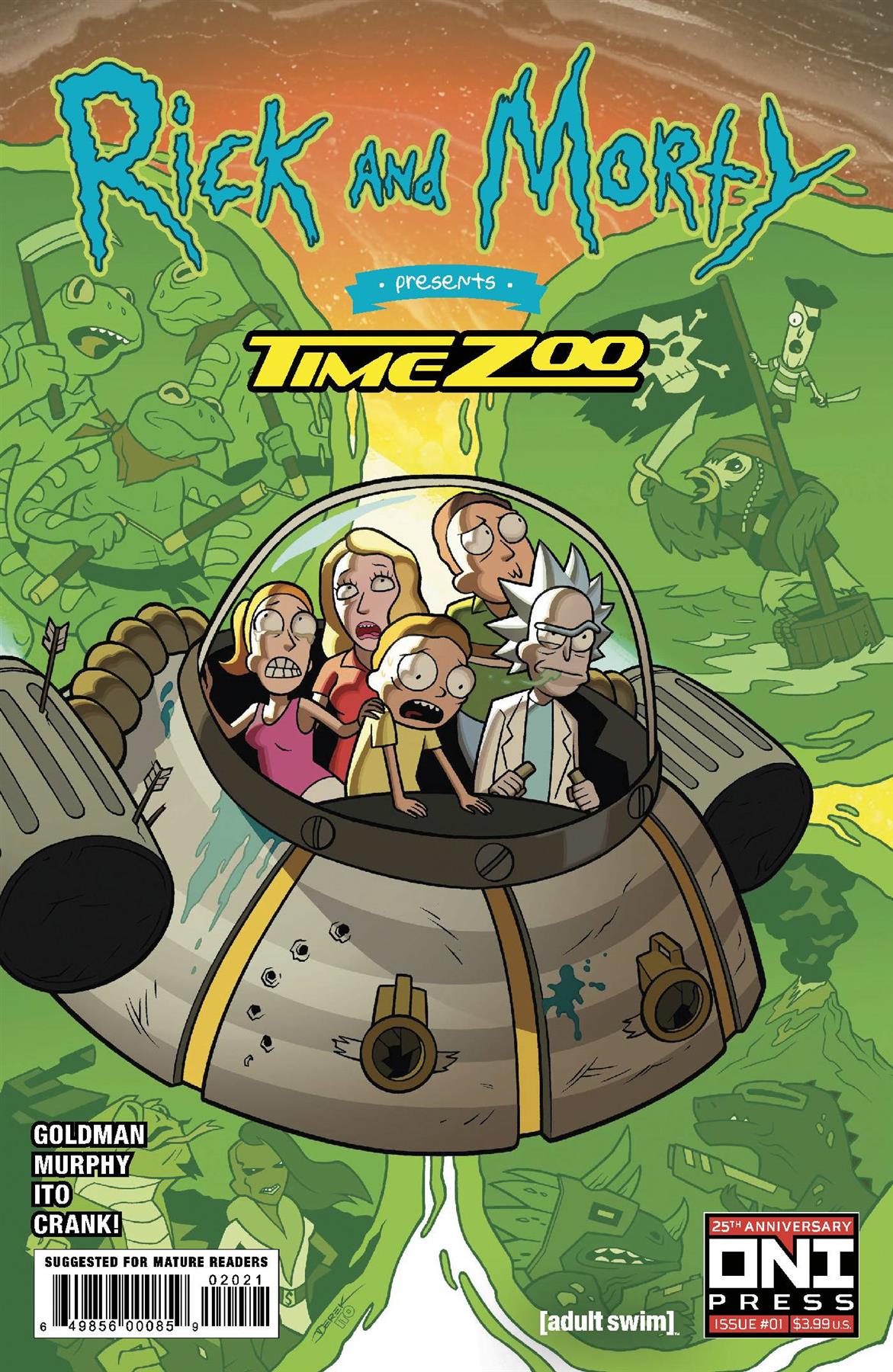 Rick And Morty Presents Time Zoo #1 Cvr B Fridolfs Oni Press Inc. Comic Book