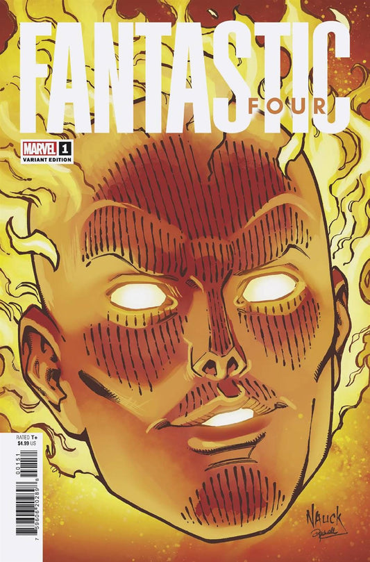 Fantastic Four #1 Nauck Headshot Var (Nauck Headshot Var) Marvel Prh Comic Book 2022