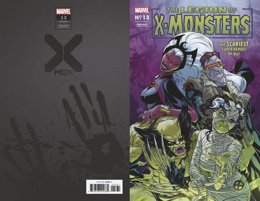 X-men #13 Dauterman Legion X-monsters Horror Var Xos (Dauterman Legion X-monsters Horror Var Xos) Marvel Comics Comic Book 2020