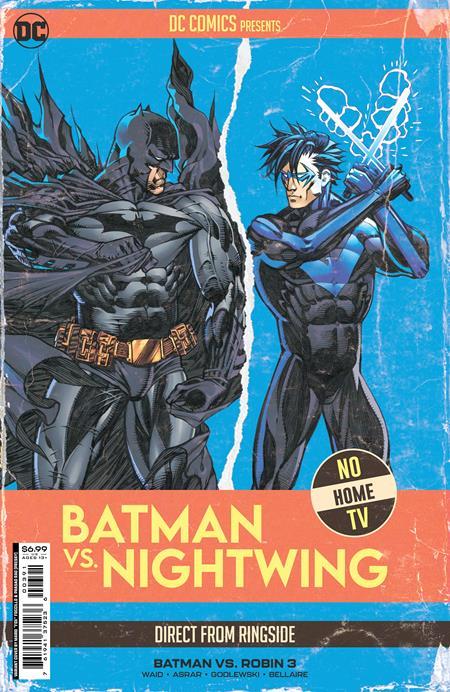 Batman Vs Robin #3 (of 5) Cvr I Mario Fox Foccillo Fight Poster Batman Vs Nightwing Card Stock Var DC Comics Comic Book