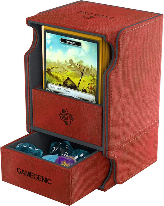 Watchtower Deck Box 100+  Red    TCG Gamegenic