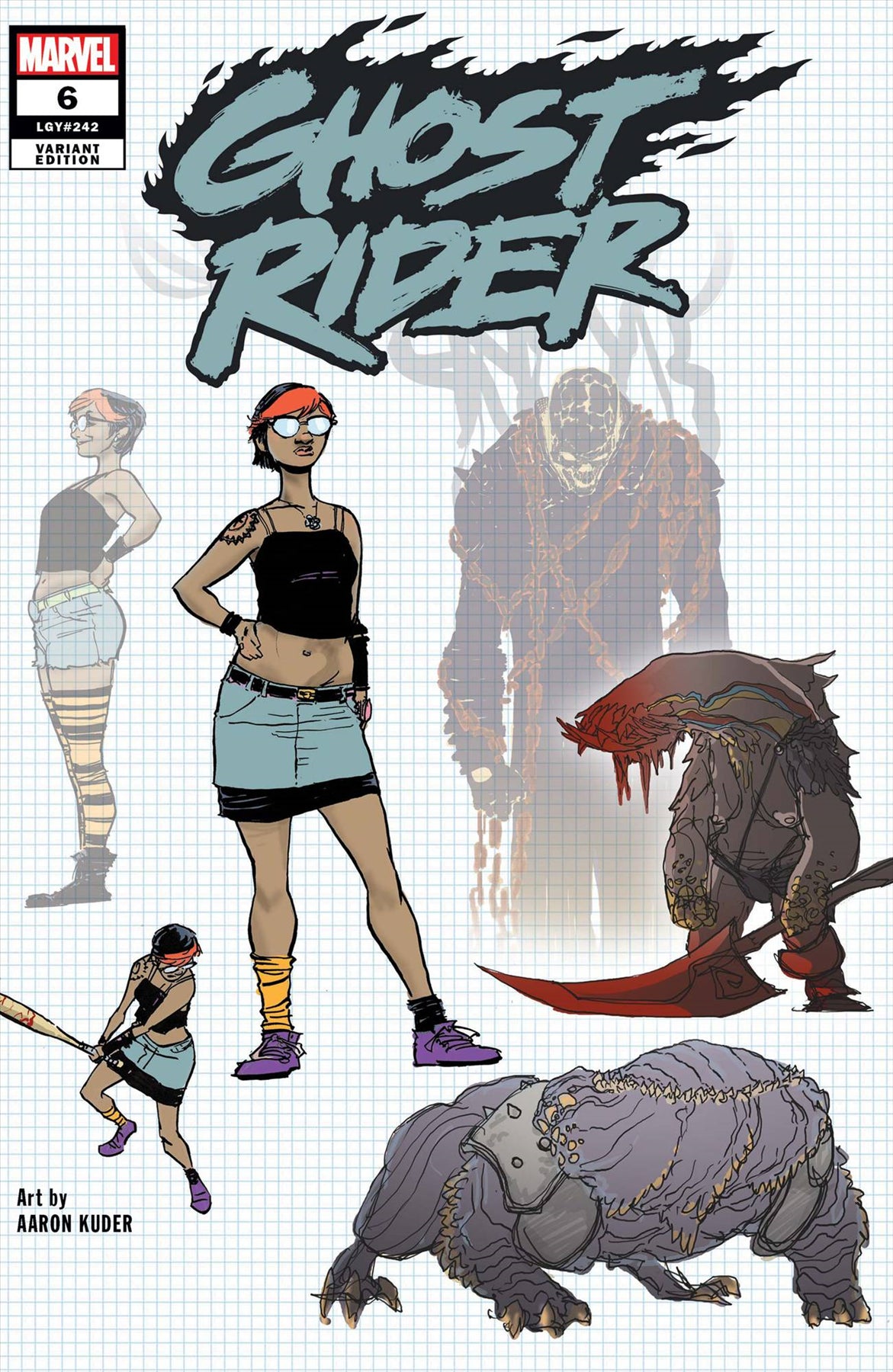 Ghost Rider #6 Kuder Design Var (Kuder Design Var) Marvel Comics Comic Book 2020