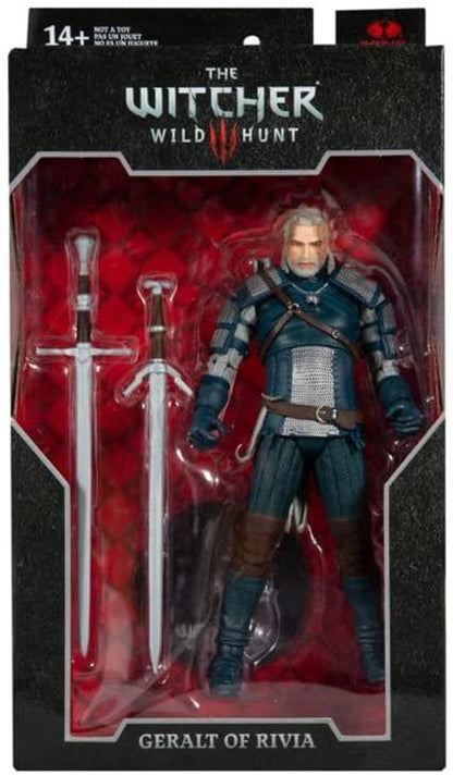 Witcher 7in Scale Wv2 Geralt Teal Viper Armor Action Figure