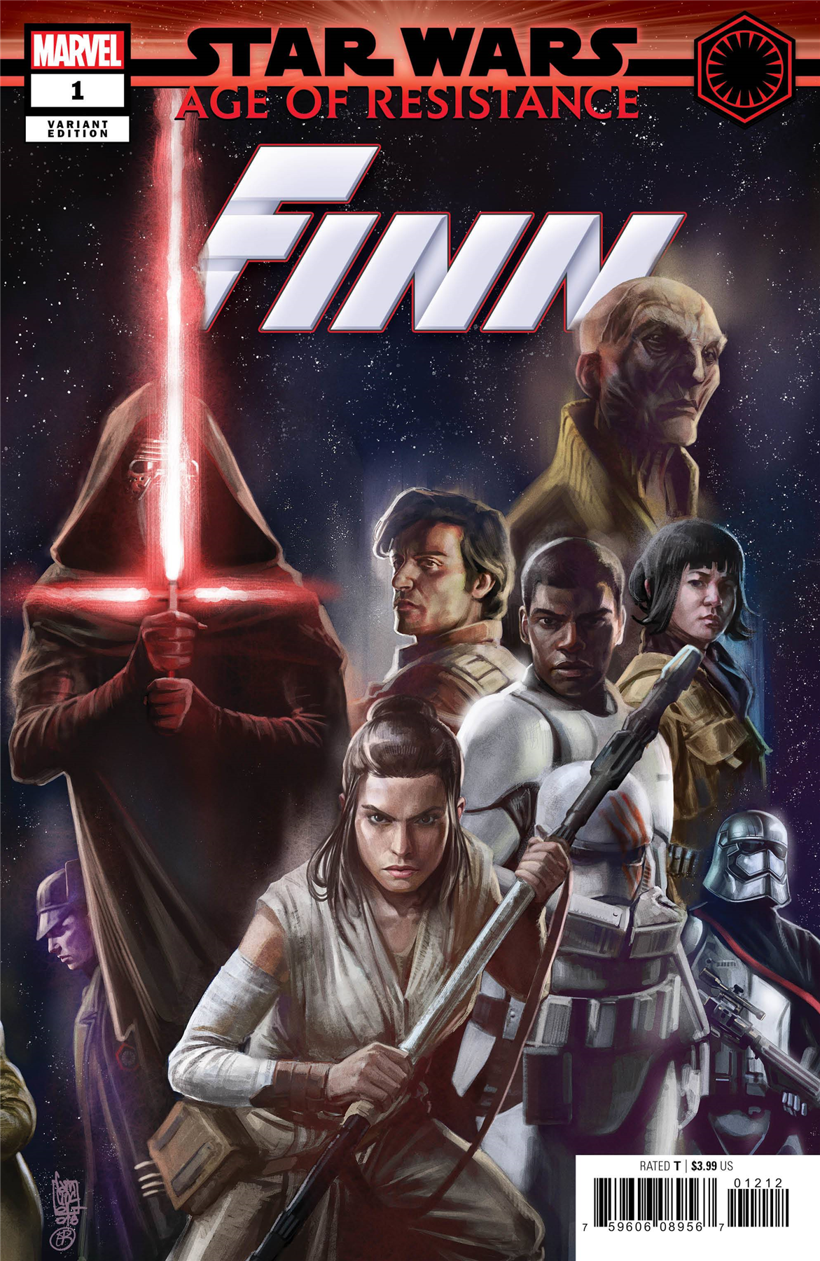 Star Wars Aor Finn #1 Camuncoli Bonetti Promo Var () Marvel Comics Comic Book