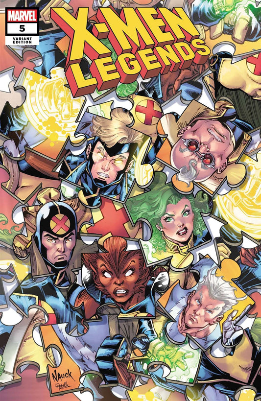 X-men Legends #5 Nauck Puzzle Var Marvel Comics Comic Book