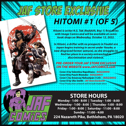Hitomi #1 JAF Store Exclusive Uko Smith Image Comics Comic Book