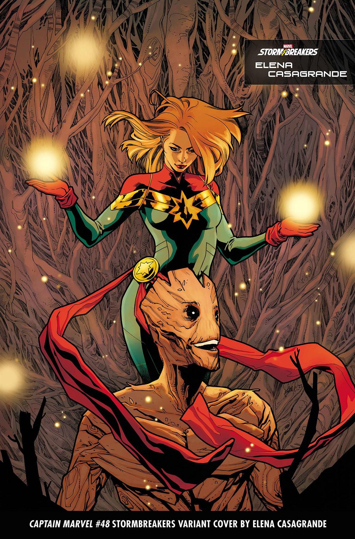 Captain Marvel #48 Casagrande Stormbreakers Var (Casagrande Stormbreakers Var) Marvel Prh Comic Book 2023