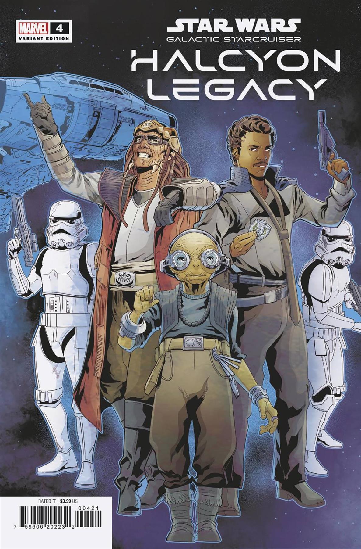 Star Wars Halcyon Legacy #4 (Sliney Connecting Var) Marvel Prh Comic Book 2022