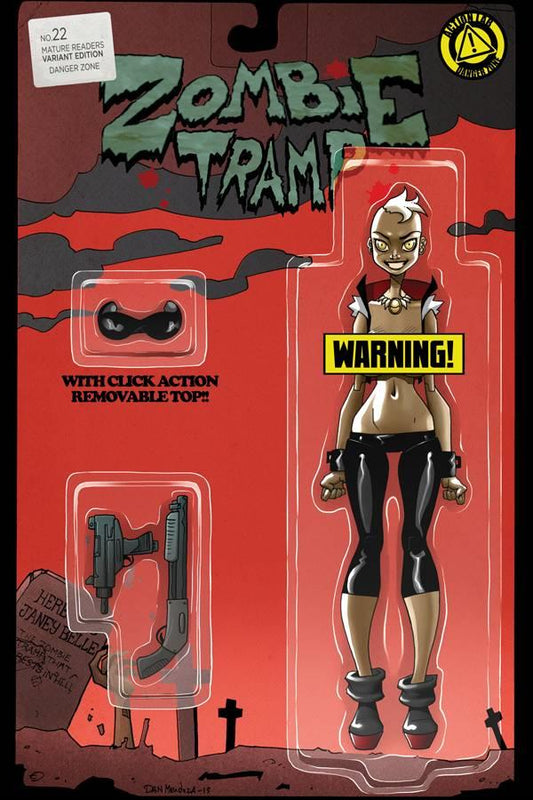 Zombie Tramp Ongoing #22 Cvr D Action Figure Risque (Cvr D Action Figure Risque) Action Lab - Danger Zone Comic Book