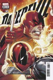 Daredevil #34 Liefeld Deadpool 30th Var Marvel Comics Comic Book