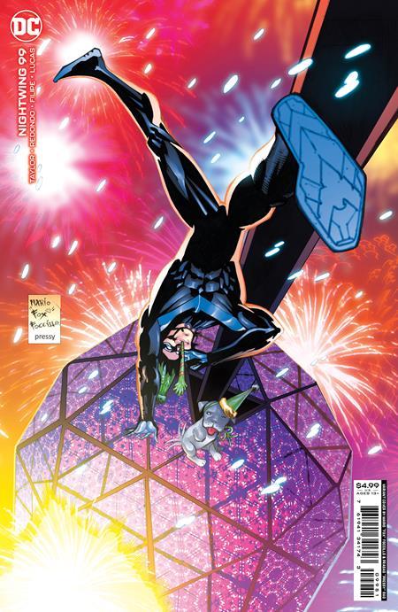 Nightwing #99 Cvr C Mario Fox Foccillo Holiday Card Stock Var DC Comics Comic Book