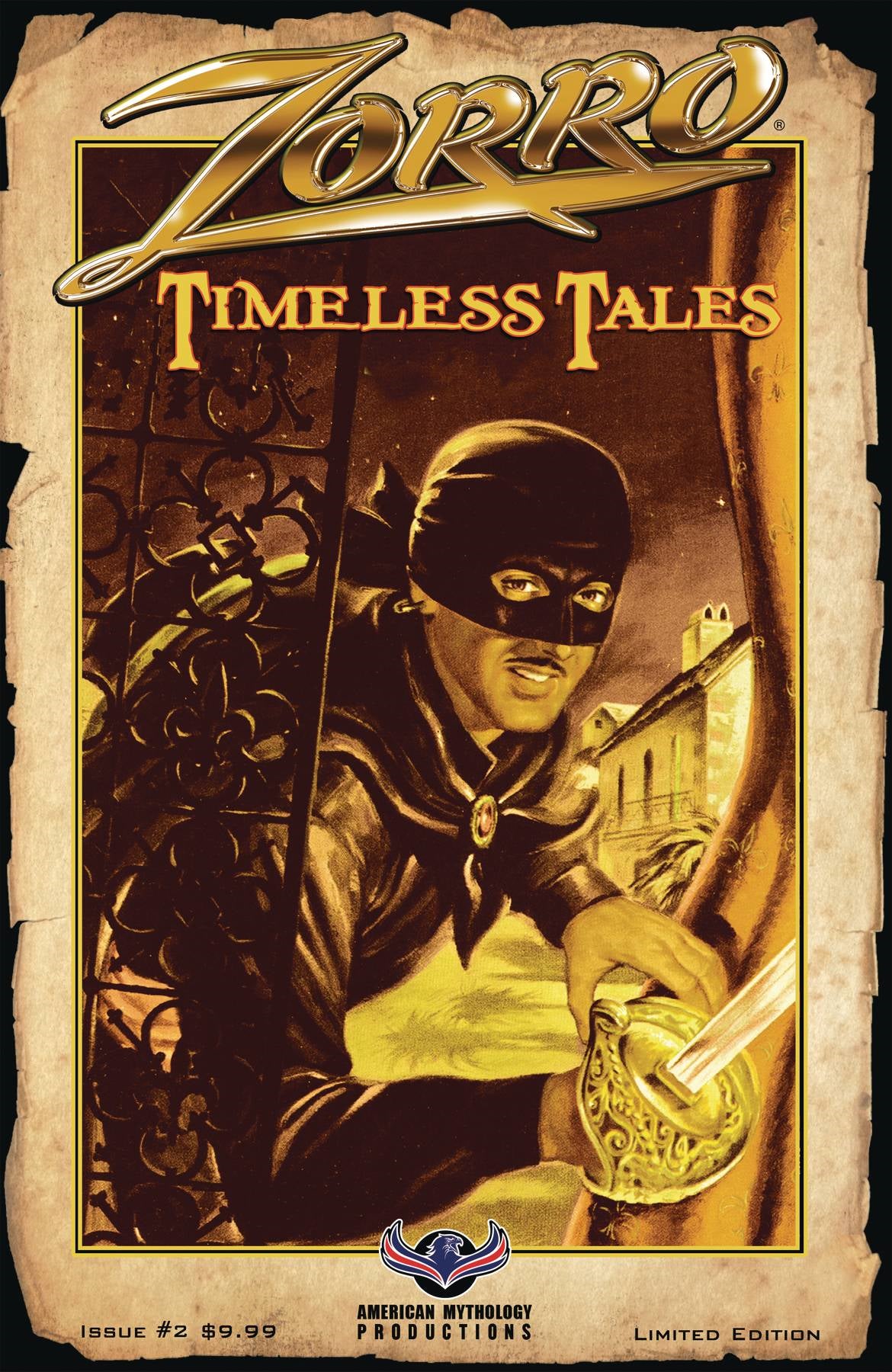 Zorro Timeless Tales #2 Cvr B Ltd Pulp Var (Cvr B Ltd Pulp Var) American Mythology Productions Comic Book 2020