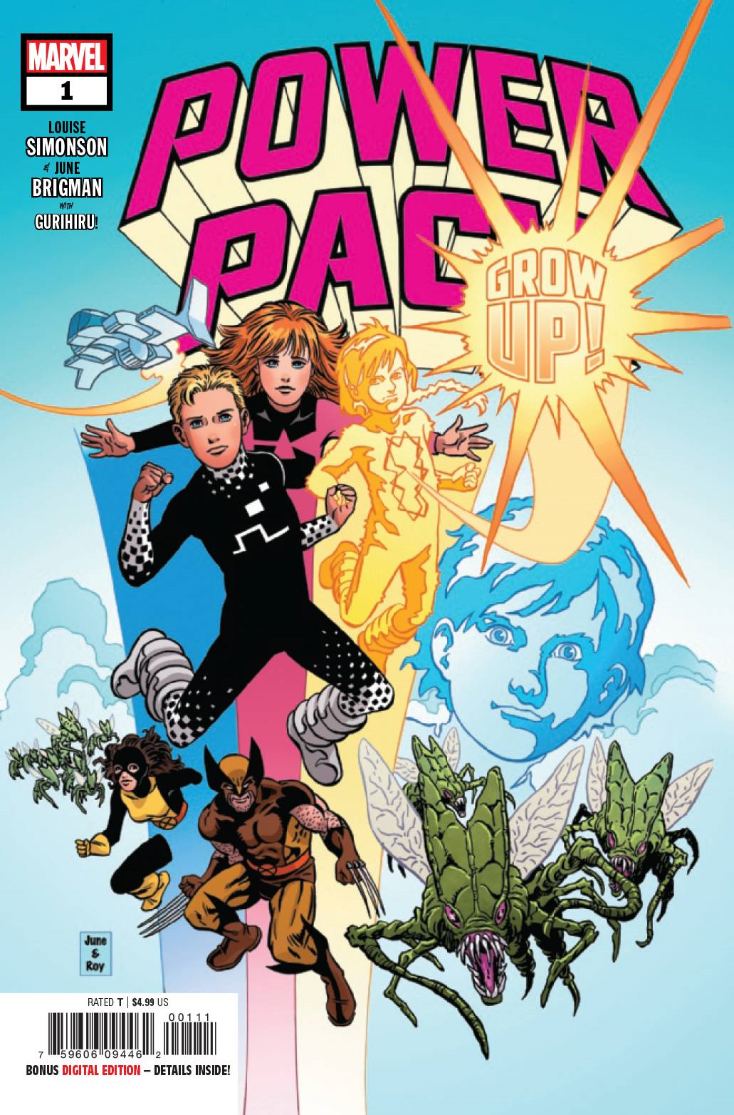 Power Pack Grow Up #1 Marvel Comics Comic Book