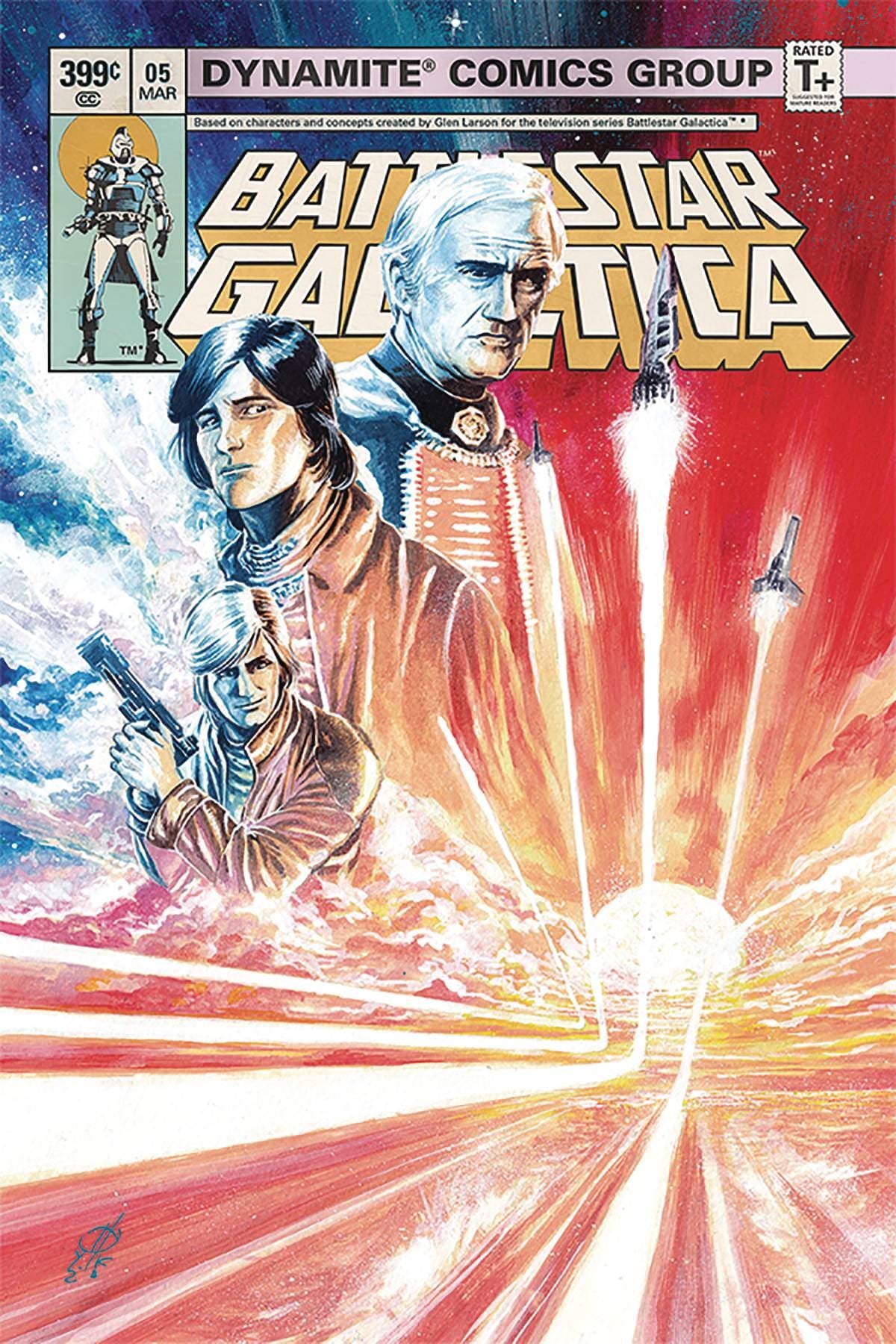 Battlestar Galactica Classic #5 Cvr A Rudy (Cvr A Rudy) Dynamite Comic Book