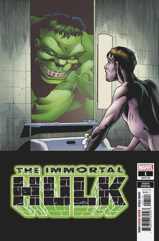 Immortal Hulk #1 4th Ptg Bennett Var Marvel Comics Comic Book