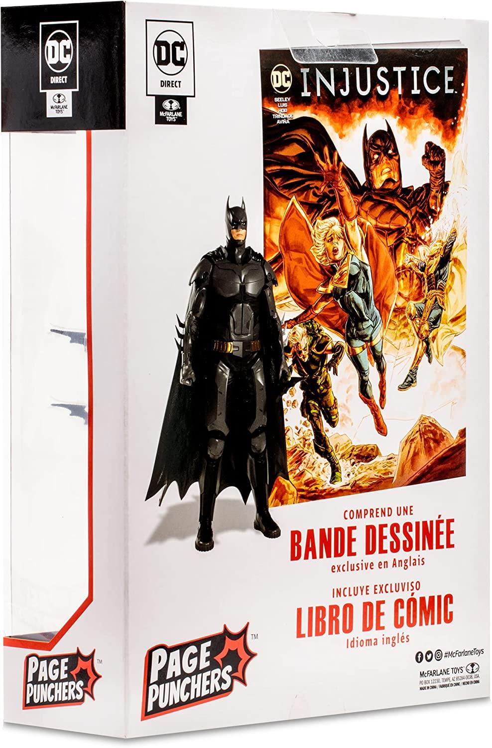 Dc Direct Injustice 2 Batman 7in Action Figure W/comic
