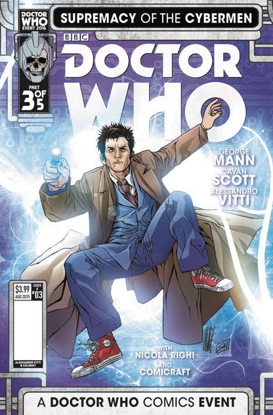 Doctor Who Supremacy Of The Cybermen #3 (Cvr A Vitti) Titan Comics Comic Book