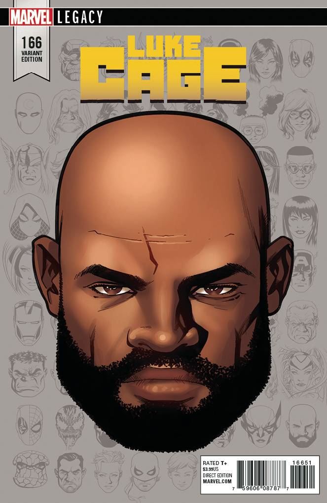 Luke Cage #166 (Mckone Legacy Headshot Var Leg) Marvel Comics Comic Book