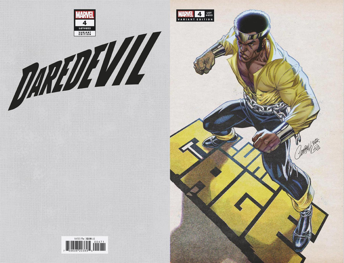 Daredevil #4 Js Campbell Annv Var (Js Campbell Annv Var) Marvel Prh Comic Book 2022