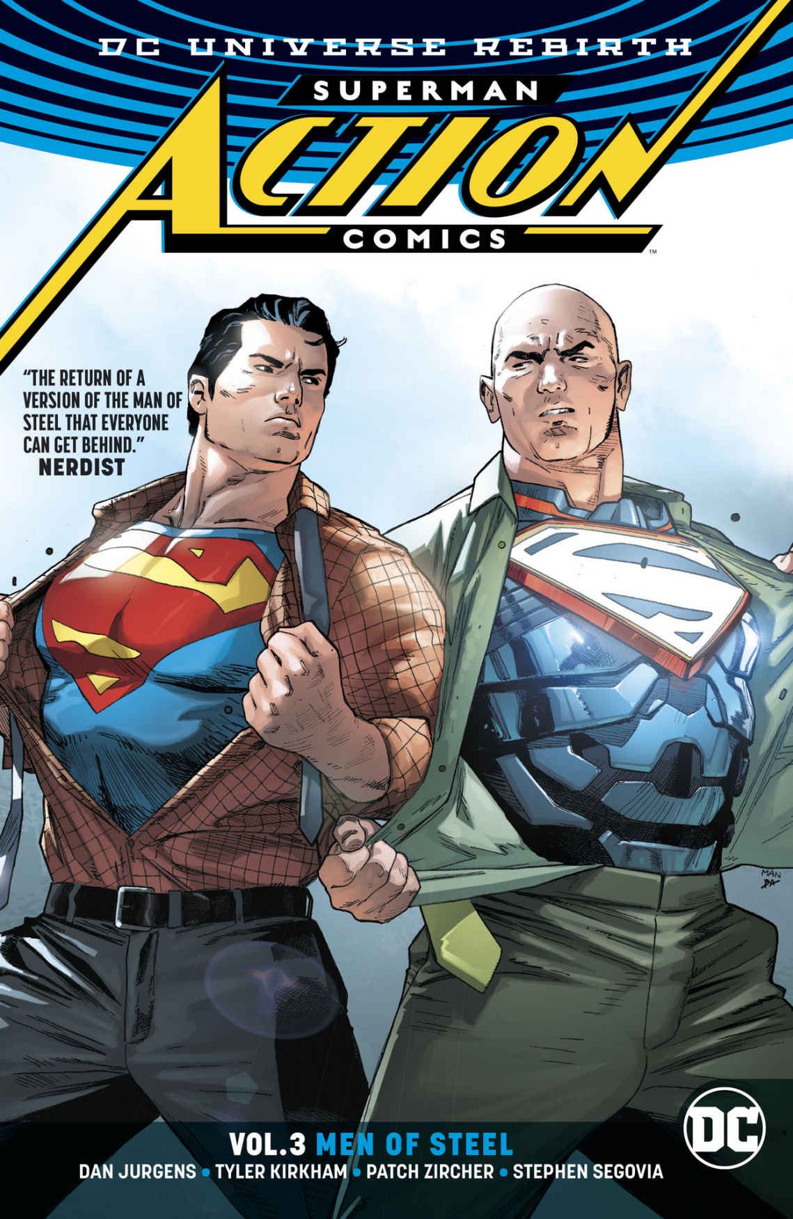 SUPERMAN ACTION COMICS TP VOL 03 MEN OF STEEL (REBIRTH) DC Comics Comic Book