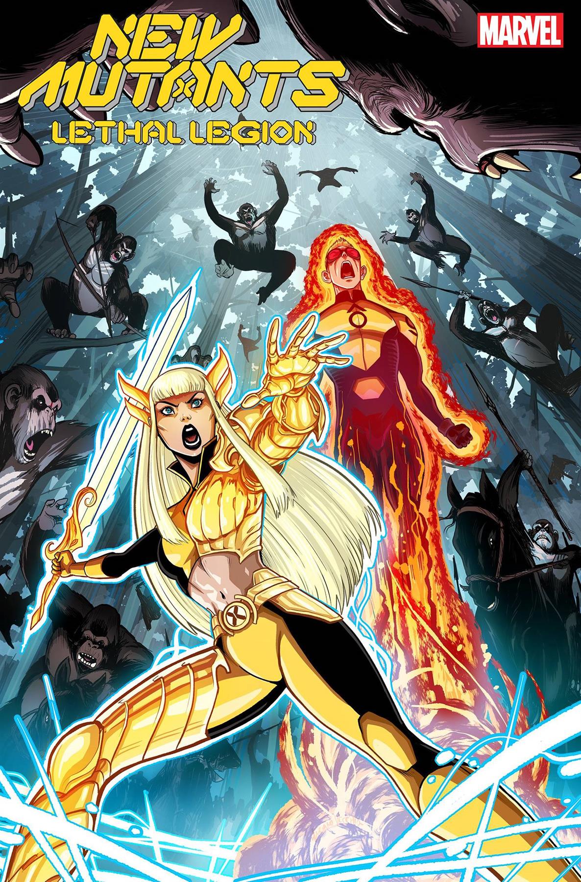 New Mutants Lethal Legion #1 (Vecchio Planet Of Apes Var) Marvel Prh Comic Book 2023