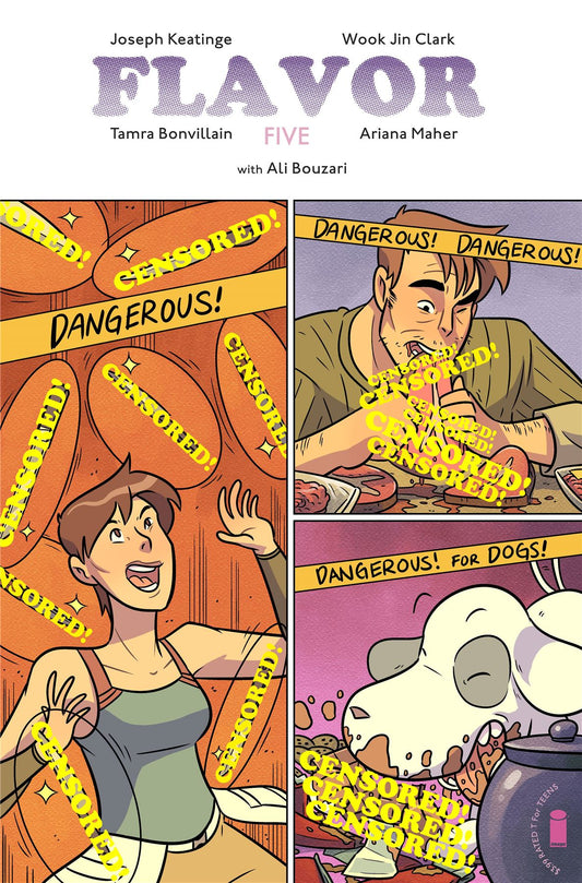 Flavor #5 Cvr B CBLDF Charity Var Censored Image Comics Comic Book