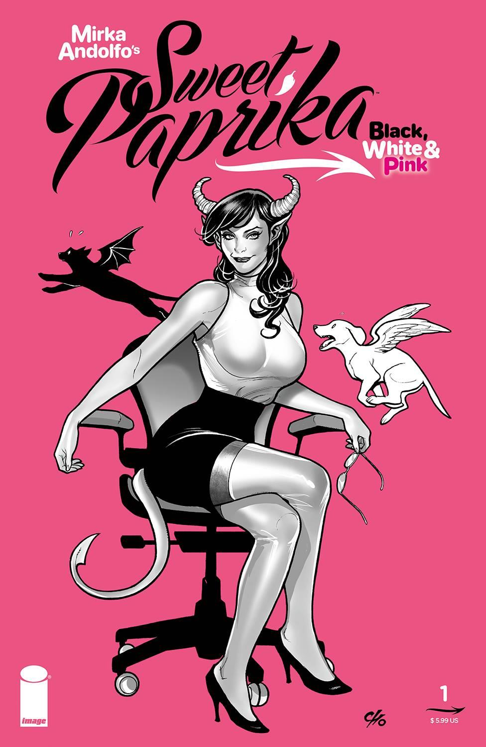 Sweet Paprika Black White & Pink (one Shot) Cvr B (mr) Image Comics Comic Book