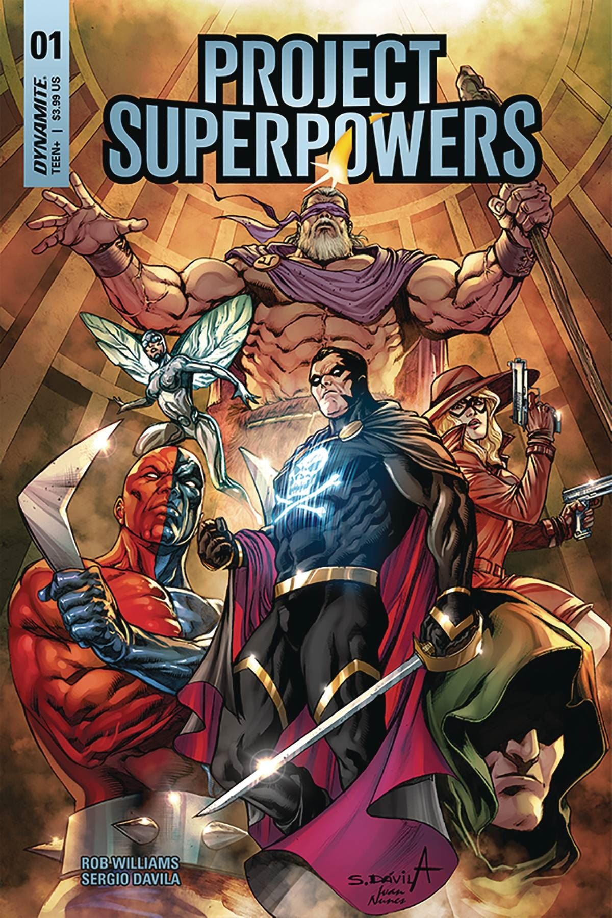 Project Superpowers #1 (Cvr G Davila) D. E. Comic Book