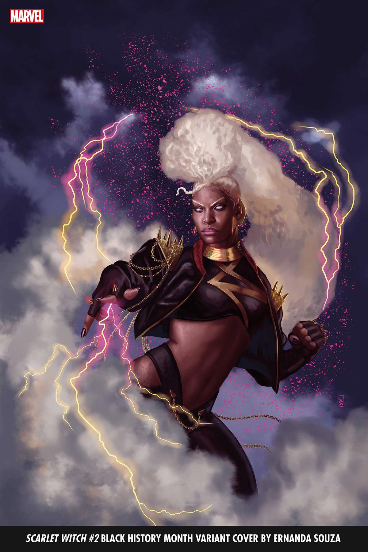 Scarlet Witch #2 Souza Storm Black History Month Var Marvel Prh Comic Book