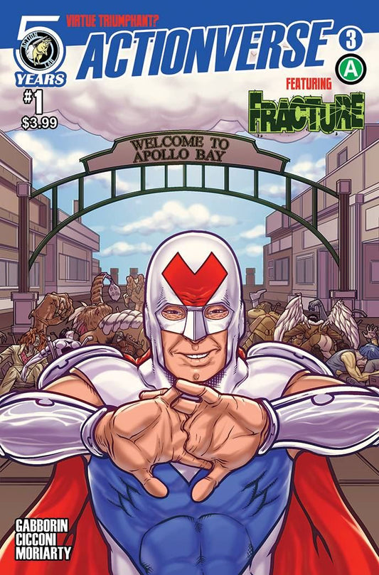 Actionverse #3 Feat Fracture Cvr A Cicconi (Feat Fracture Cvr A Cicconi) Action Lab Entertainment Comic Book