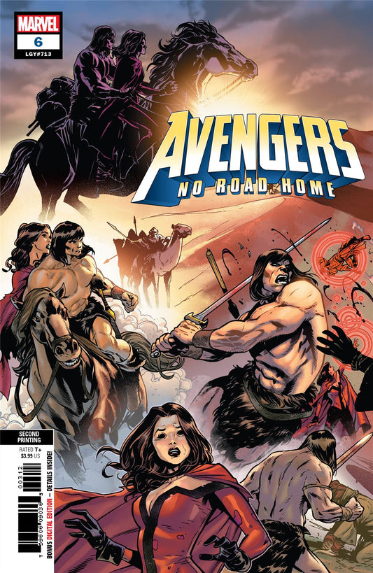 Avengers No Road Home #6 (of 10) 2nd Ptg Izaakse Var Marvel Comics Comic Book