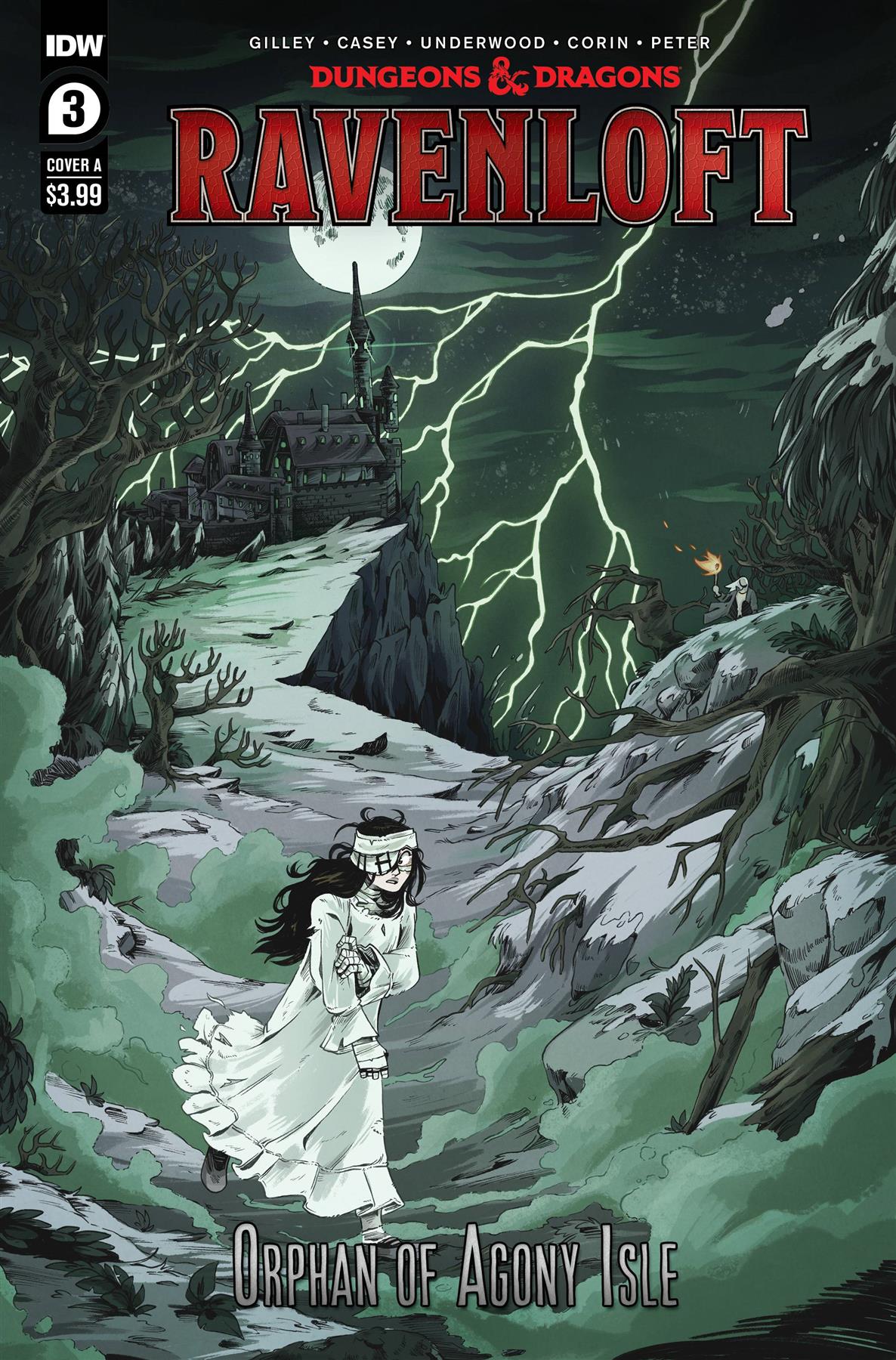 D & D Ravenloft Orphan Of Agony Isle #3 Cvr A Underwood (c: Idw Publishing Comic Book