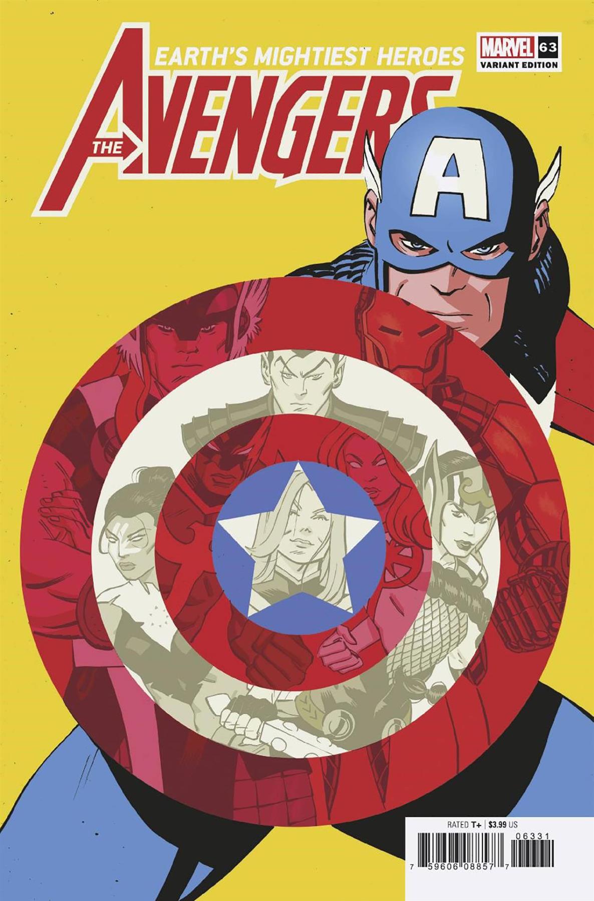 Avengers #63 Reilly Var (Reilly Var) Marvel Prh Comic Book 2022
