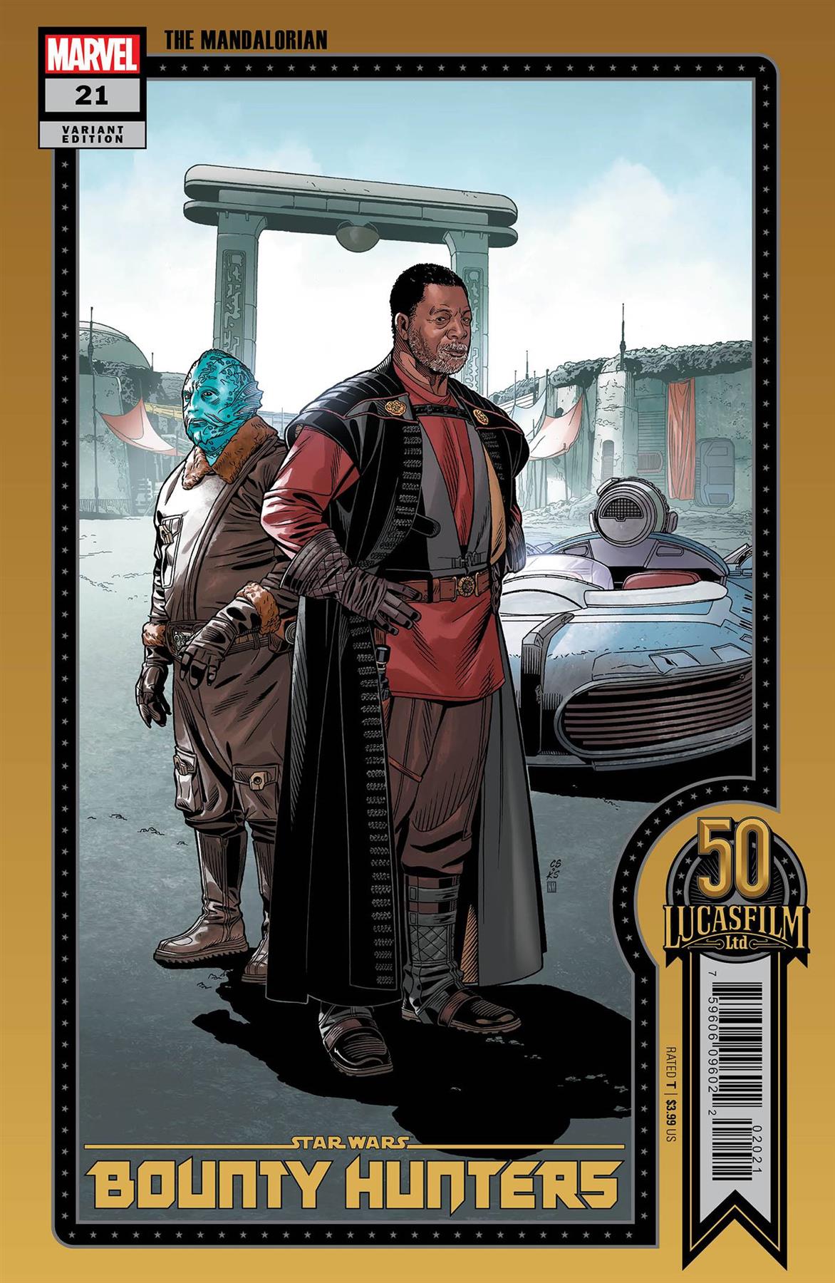 Star Wars Bounty Hunters #21 Sprouse Lucasfilm 50th Var (Sprouse Lucasfilm 50th Var) Marvel Prh Comic Book 2022