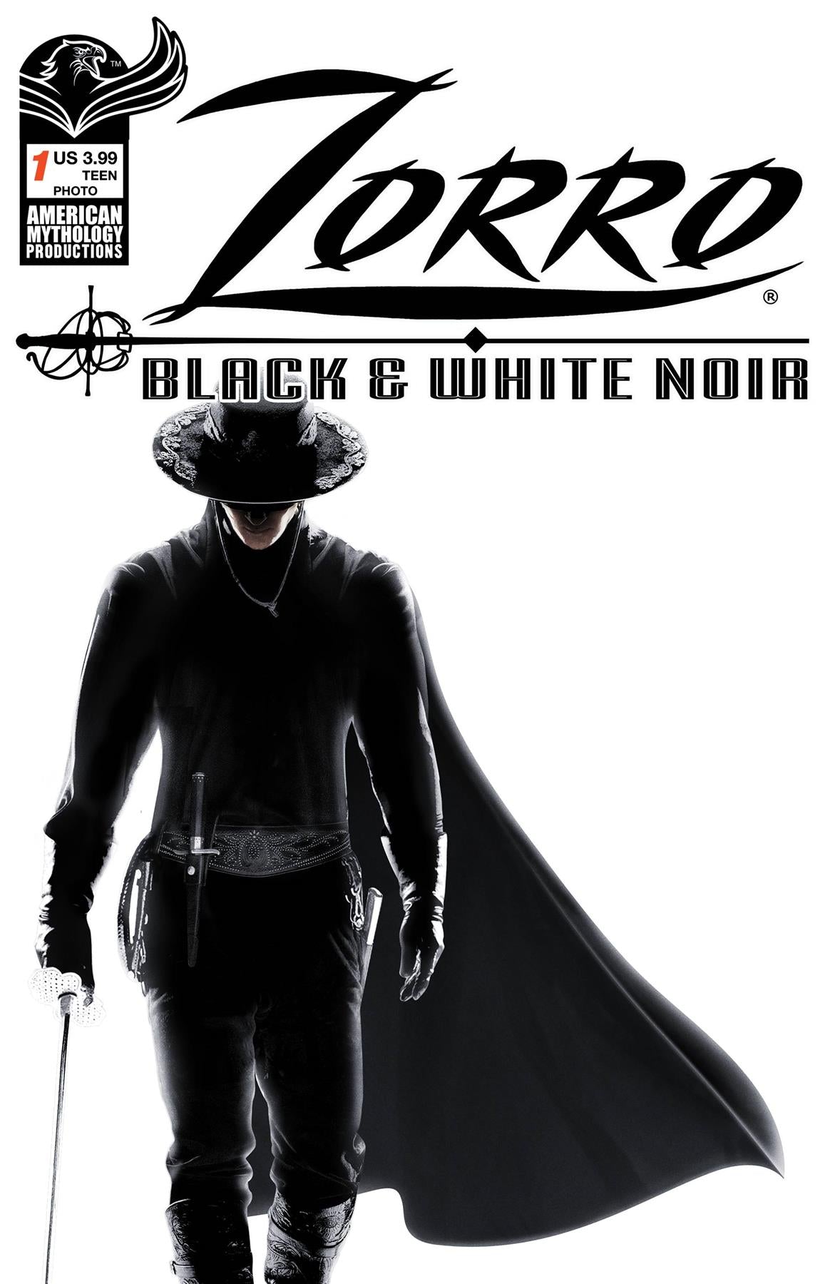 Zorro Black & White Noir #1 Cvr C Photo American Mythology Productions Comic Book