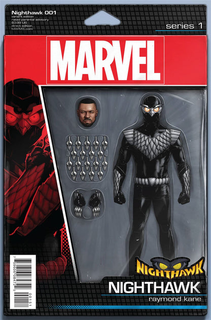 Nighthawk #1 Christopher Action Figure Var (Christopher Action Figure Var) Marvel Comics Comic Book