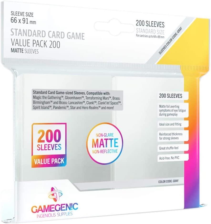 Value Pack Standard Matte Sleeves    TCG Gamegenic