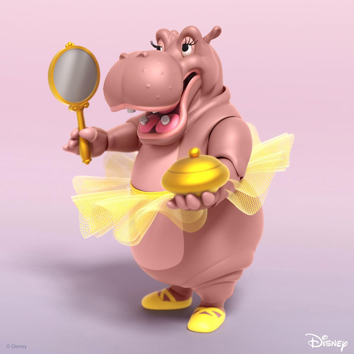 Disney Ultimates Wv2 Fantasia Hyacinth Hippo Action Figure
