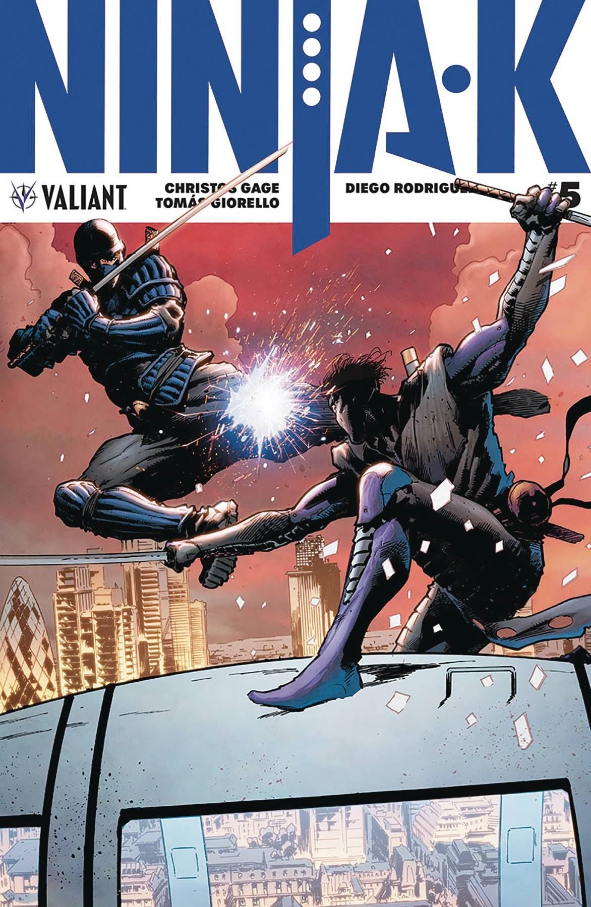 Ninja-k #5 (Cvr A Hairsine) Valiant Entertainment Llc Comic Book