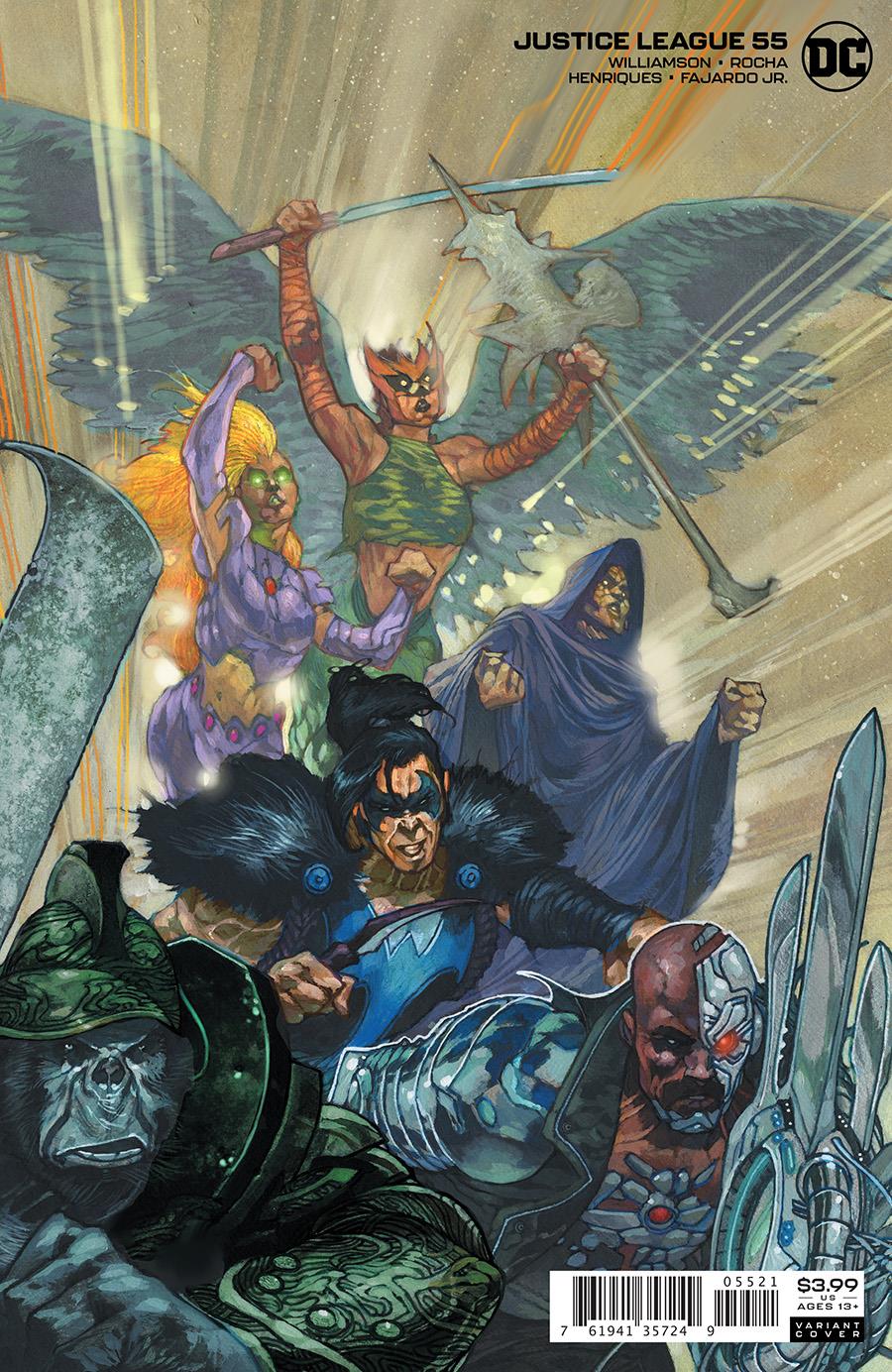 Justice League #55 Simone Bianchi Var Ed Dark Nights Death M (Simone Bianchi Var Ed Dark Nights Death Metal) DC Comics Comic Book 2020