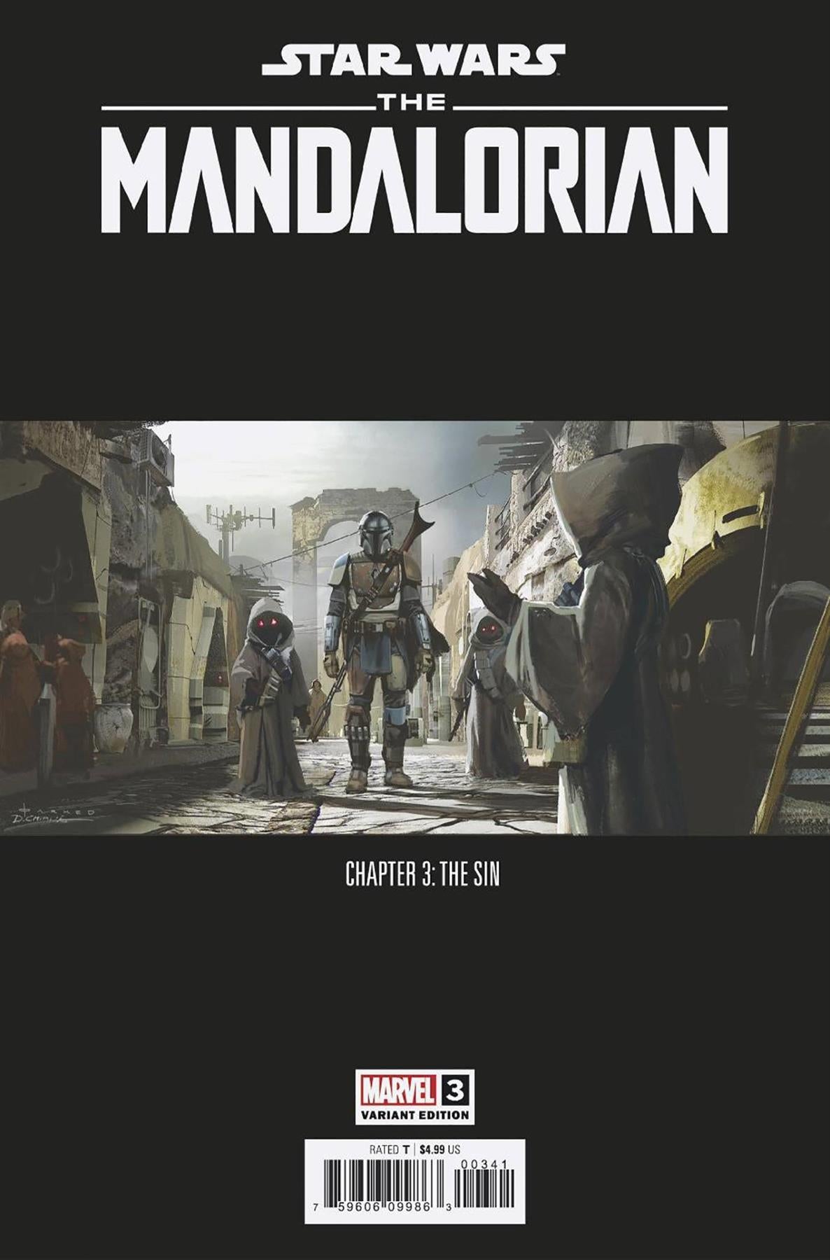 Star Wars Mandalorian #3 Concept Art Var (Concept Art Var) Marvel Prh Comic Book 2022