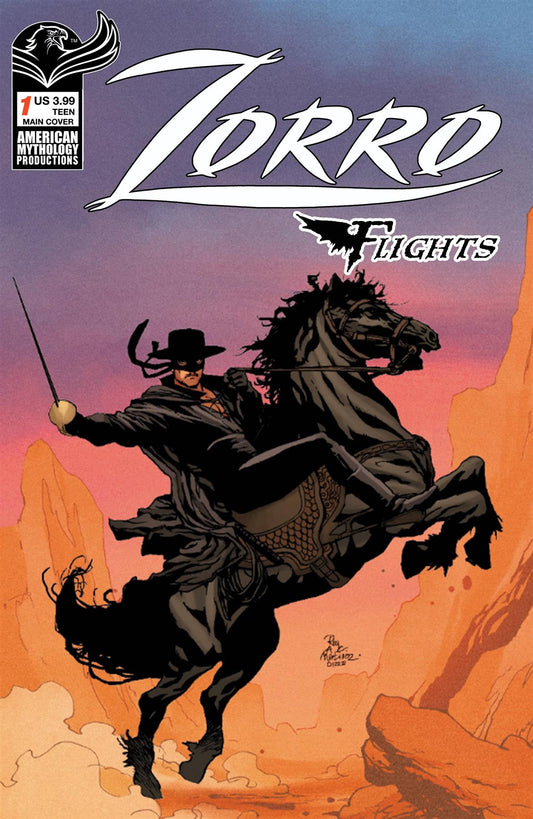 Zorro Flights #1 Cvr A Martinez (c: 0-1-2) American Mythology Productions Comic Book