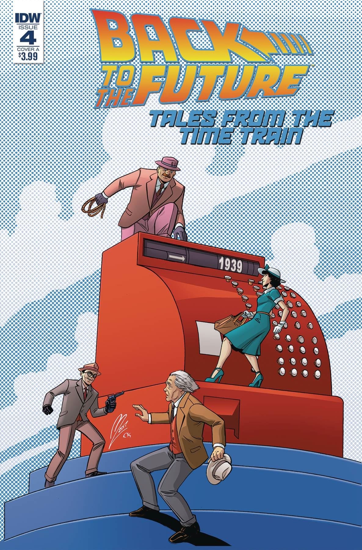 Back To The Future Time Train #4 (Cvr A Levens) Idw Publishing Comic Book