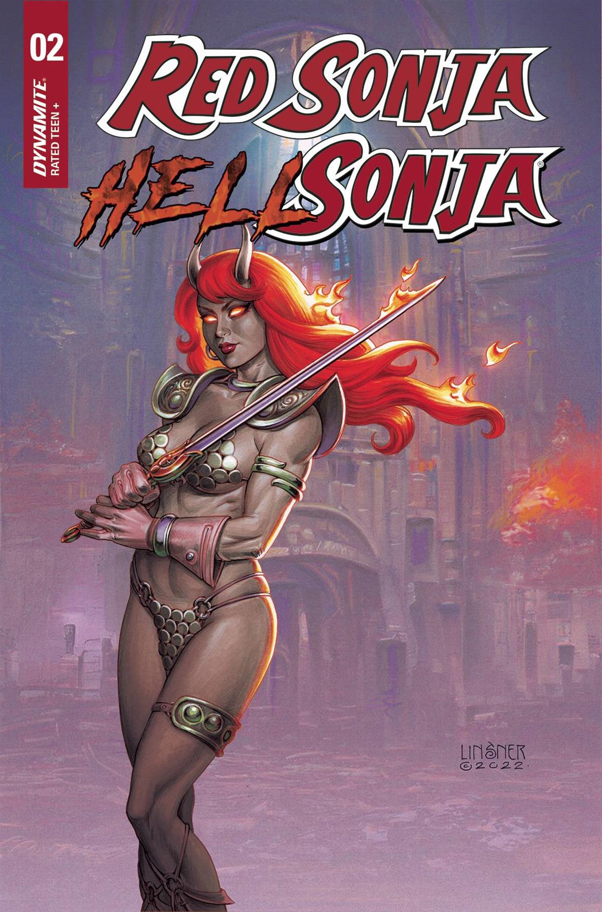 Red Sonja Hell Sonja #2 Cvr C Linsner Dynamite Comic Book
