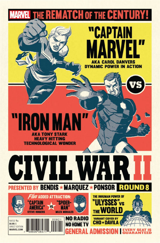 Civil War Ii #8 (A Var) Marvel Comics Comic Book