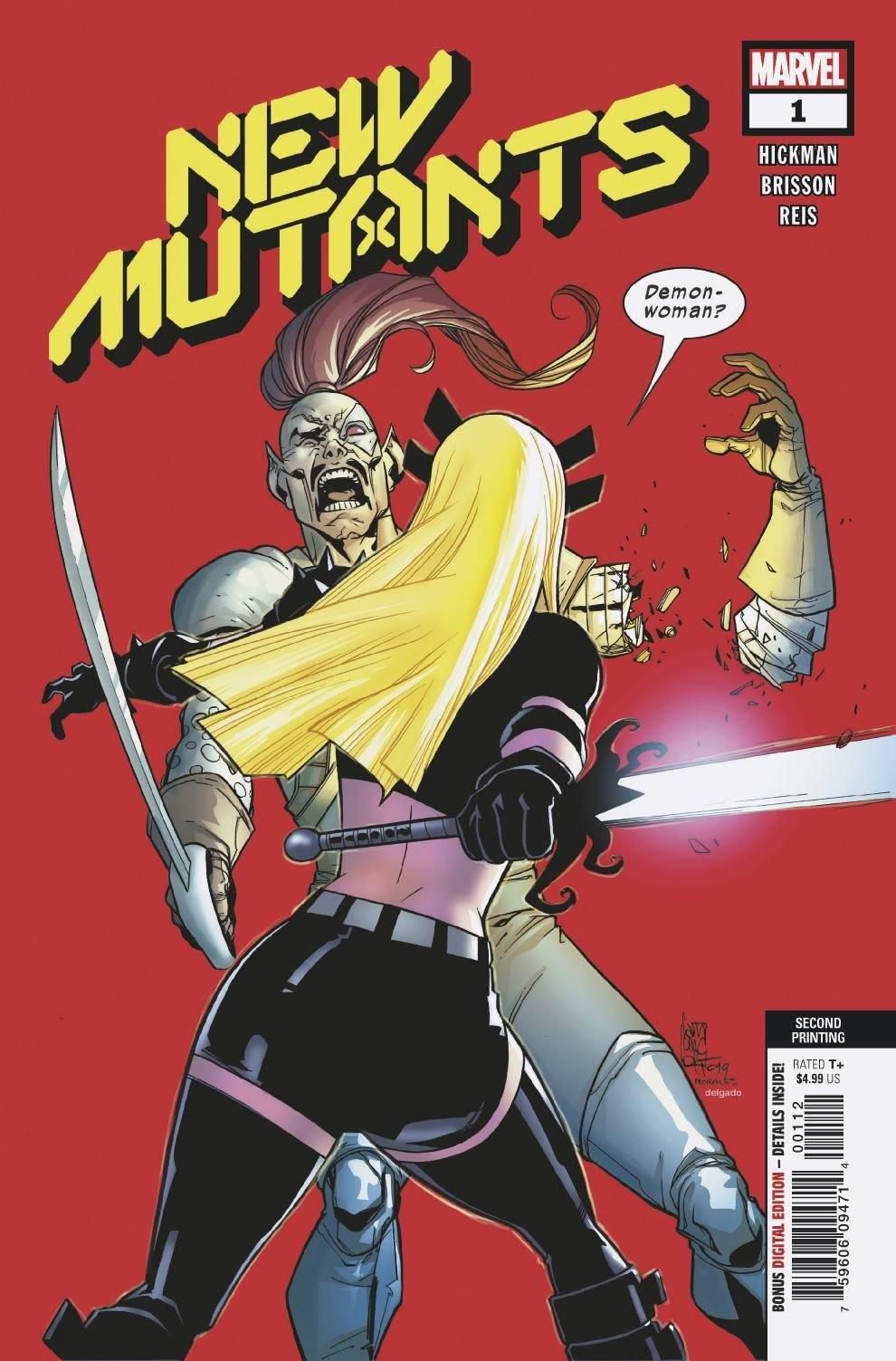 New Mutants #1 (2nd Ptg Camuncoli Var Dx) Marvel Comics Comic Book