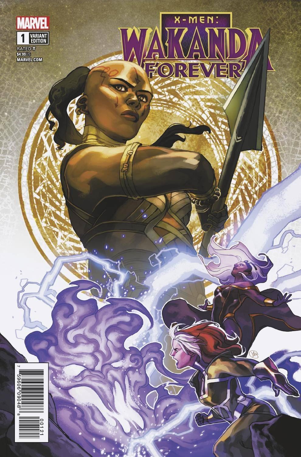 Wakanda Forever X-men #1 Connecting Var Marvel Comics Comic Book
